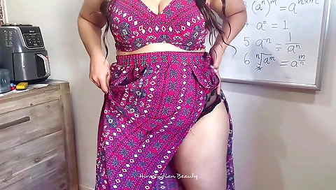 Passionate Indian Math Tutor Makes Learning The Six Laws Of Indices Fun With Sexy Dance & Glamour!