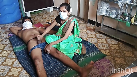 Shivani In Green Saree Getting Ready. Uncut Full Video