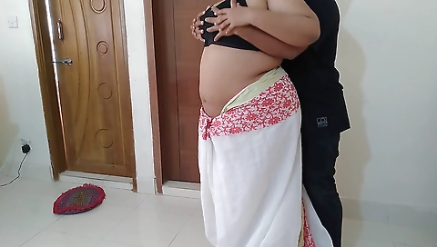 Huge Boobs - Indian Busty Stepmom Fucked By Stepson While Changing Saree